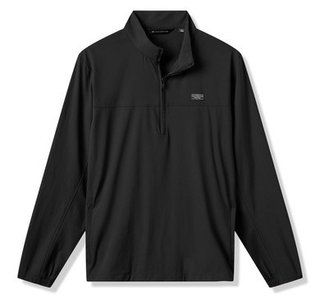 Travis Mathew Wanderlust quarter zip heren jack, zwart