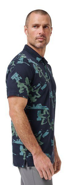 Travis Mathew Favorite Hello heren polo, total eclipse