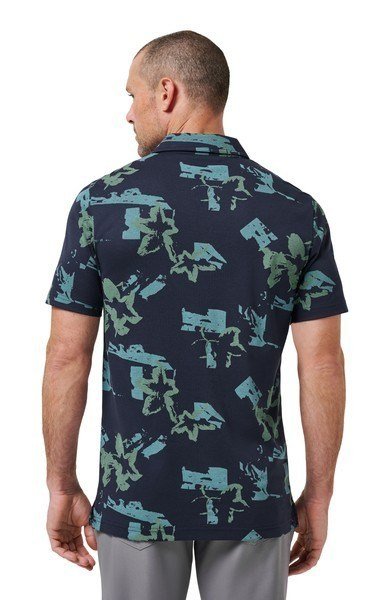 Travis Mathew Favorite Hello heren polo, total eclipse