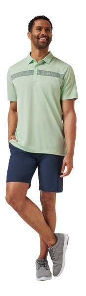 Travis Mathew River Boat heren polo, aqua foam