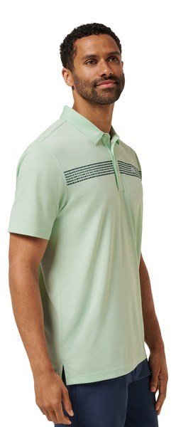 Travis Mathew River Boat heren polo, aqua foam