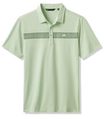 Travis Mathew River Boat heren polo, aqua foam