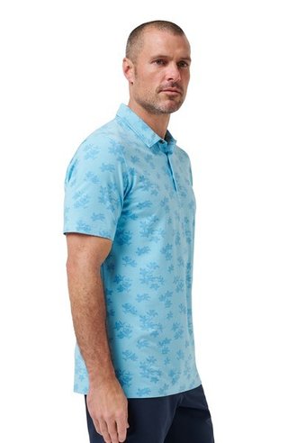 Travis Mathew Port Day heren polo, air blue