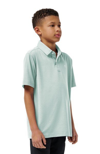 Travis Mathew The Heater junior polo, eggshell blue