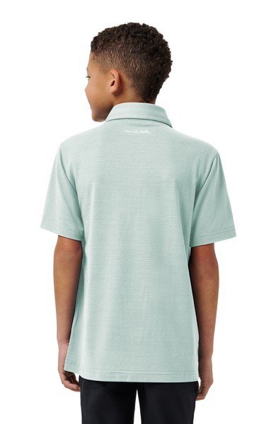 Travis Mathew The Heater junior polo, eggshell blue