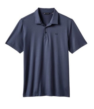 Travis Mathew Featherweight Performance heren polo, total eclipse