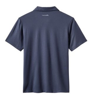 Travis Mathew Featherweight Performance heren polo, total eclipse