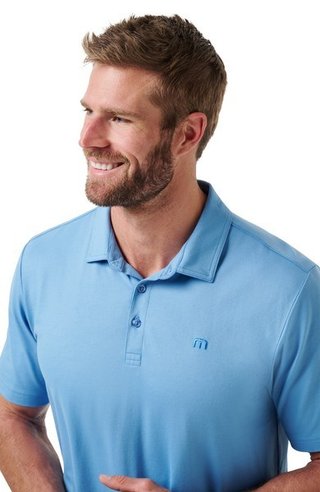 Travis Mathew Featherweight Performance heren polo, pacific coast