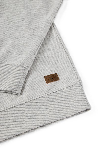 Travis Mathew Cloud heren sweater 1/4 zip, heather grey