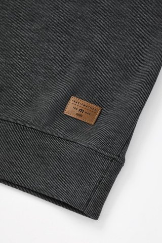 Travis Mathew Cloud heren sweater 1/4 zip, heather black