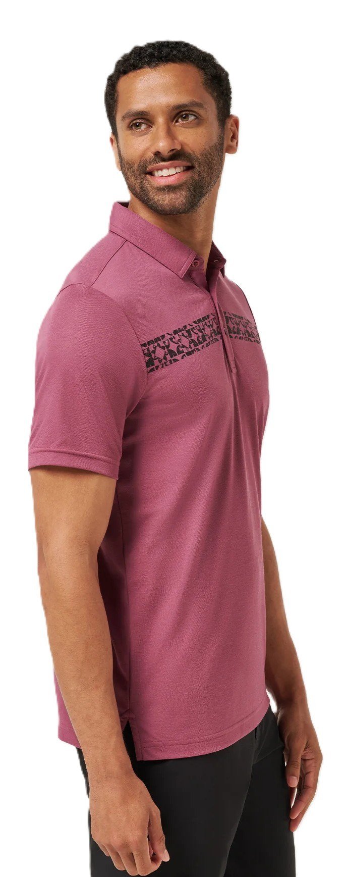 Travis Mathew Bungee Jump heren polo, damson