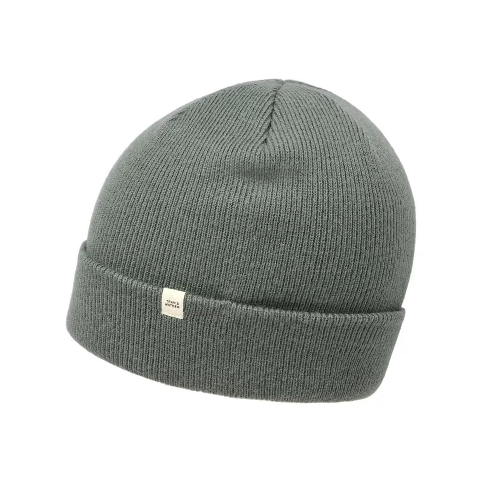 Travis Mathew Cloud Beanie heren wintermuts, dark olive