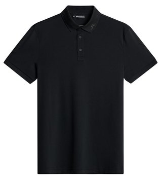 J.Lindeberg KV Print heren polo, zwart
