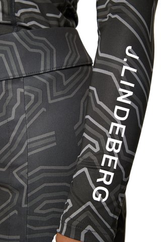 J.Lindeberg Ella Print Compression dames T-shirt, asphalt