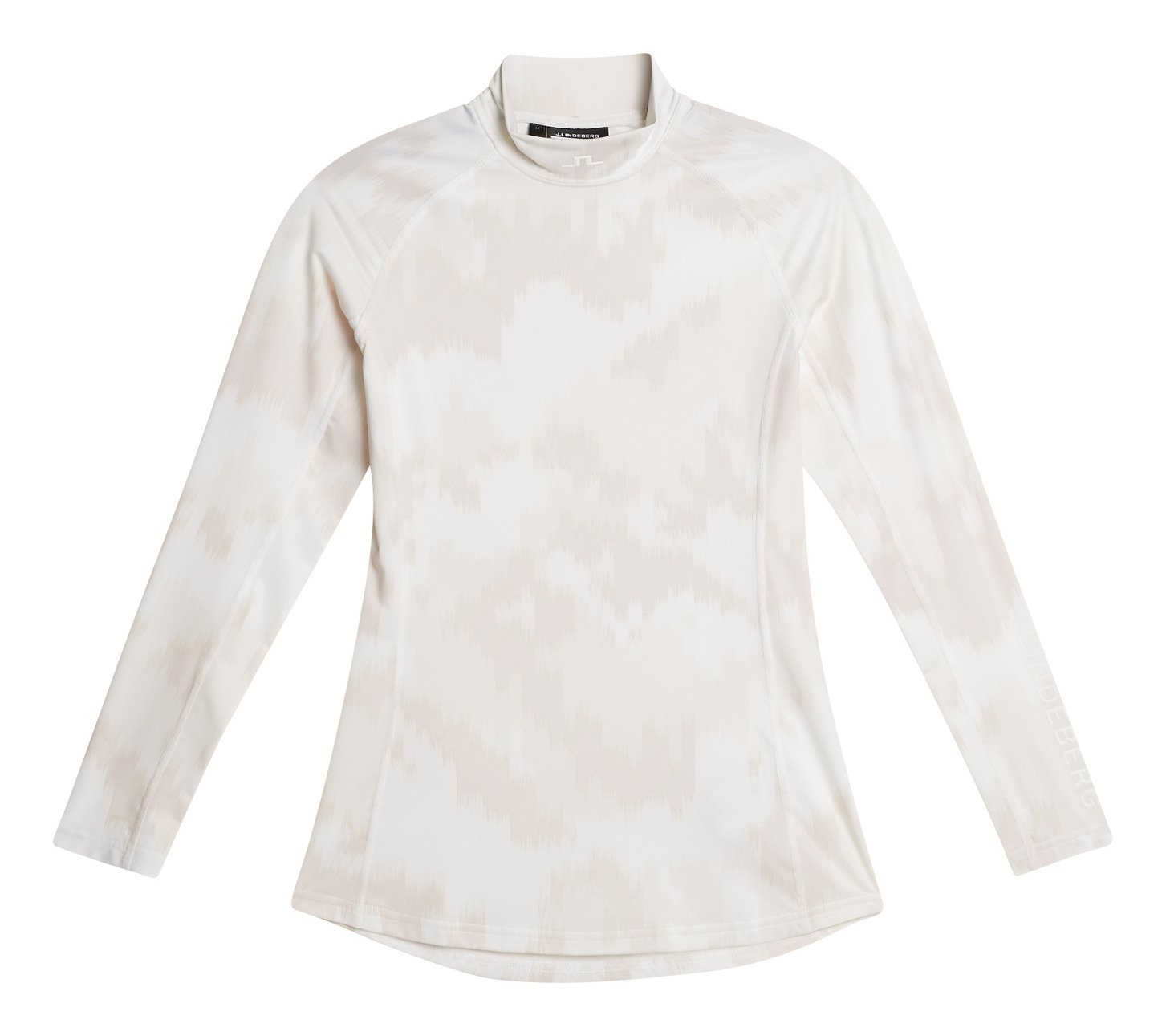 J.Lindeberg Ella Print Compression dames T-shirt, warp gray lilac