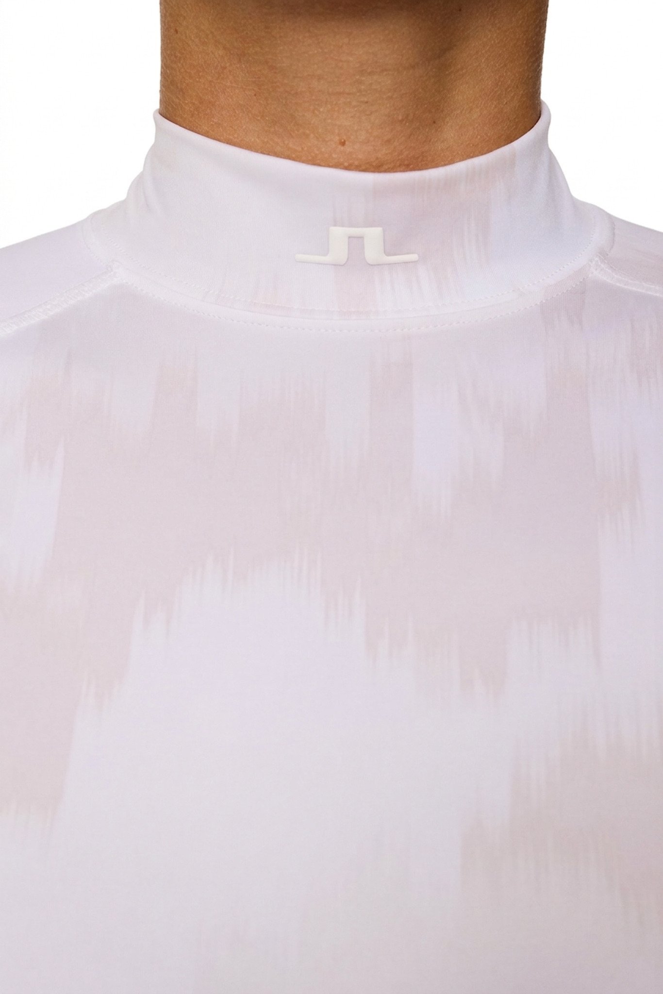 J.Lindeberg Ella Print Compression dames T-shirt, warp gray lilac