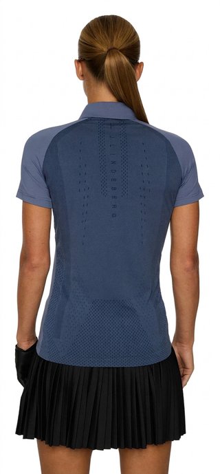 J.Lindeberg Bobi dames polo, vintage indigo