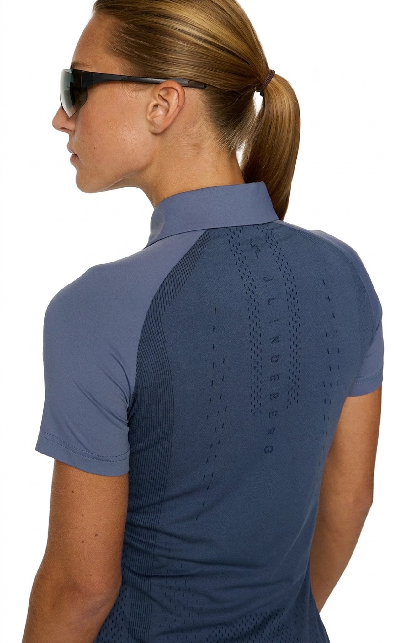 J.Lindeberg Bobi dames polo, vintage indigo