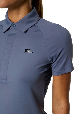 J.Lindeberg Bobi dames polo, vintage indigo