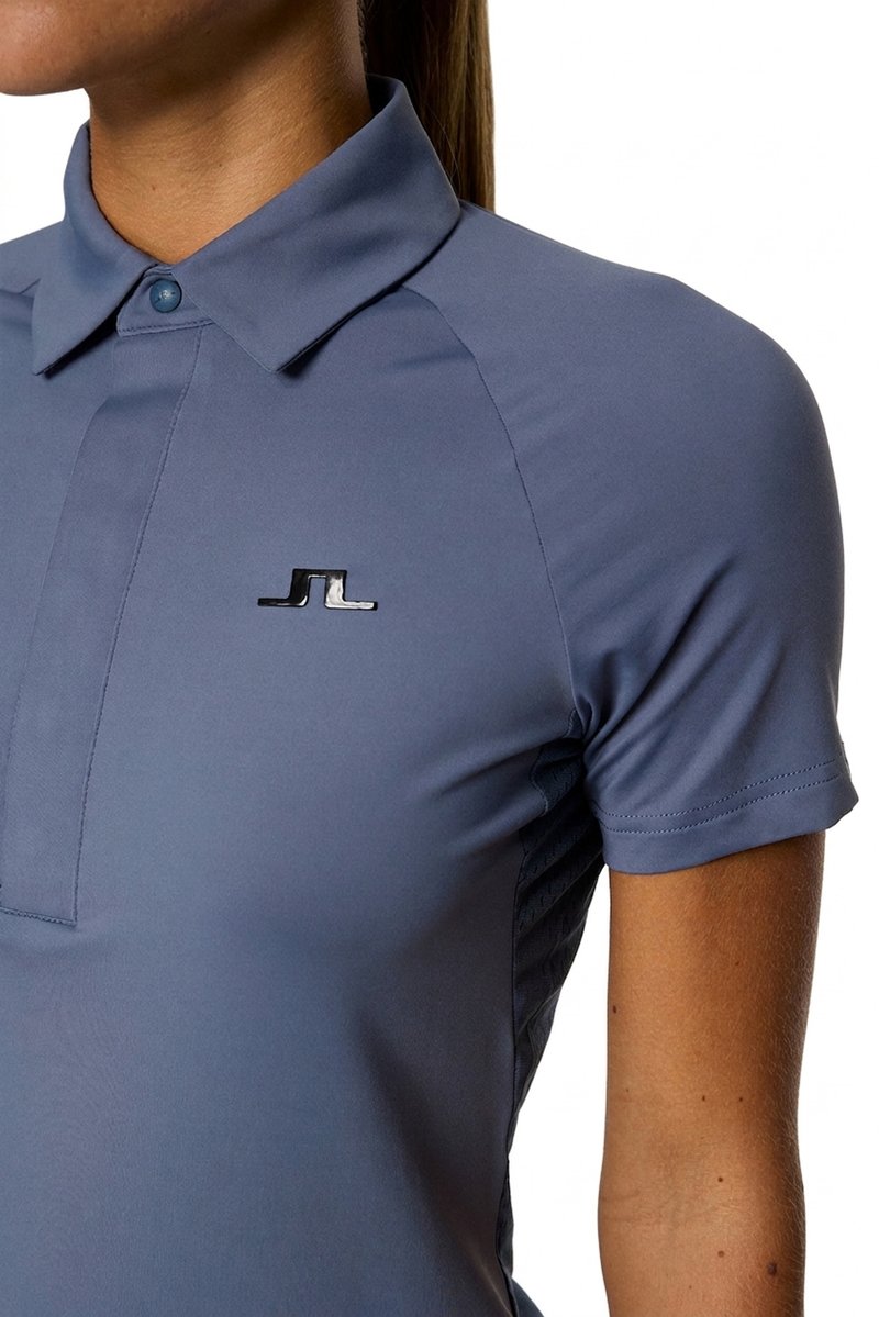 J.Lindeberg Bobi dames polo, vintage indigo