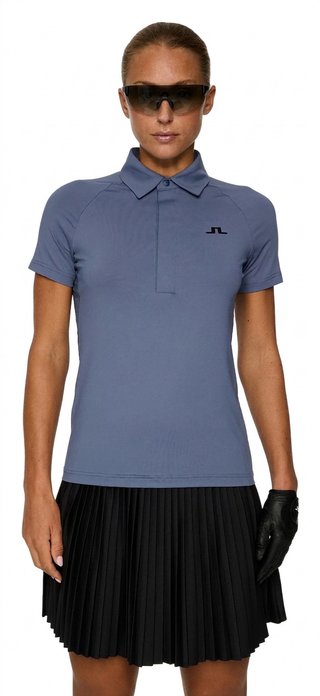 J.Lindeberg Bobi dames polo, vintage indigo