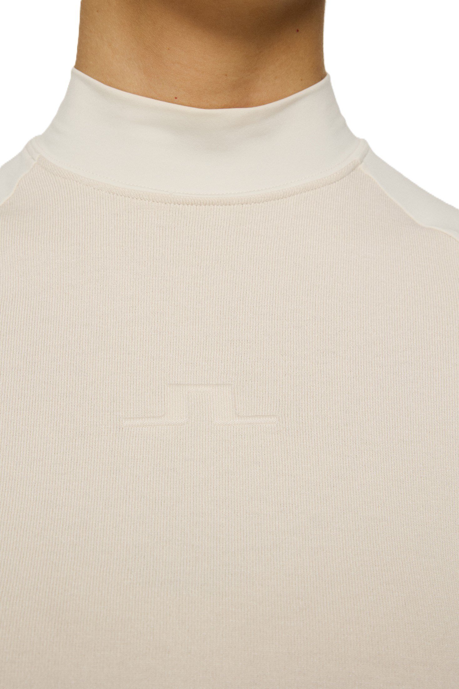 J.Lindeberg Darla Hybrid Knit dames sweater, moonbeam