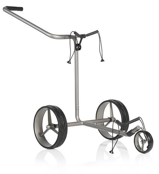 JuCad Edition S 3-wielige handwagen, aluminiumlegering + draagtas JTT, zilver