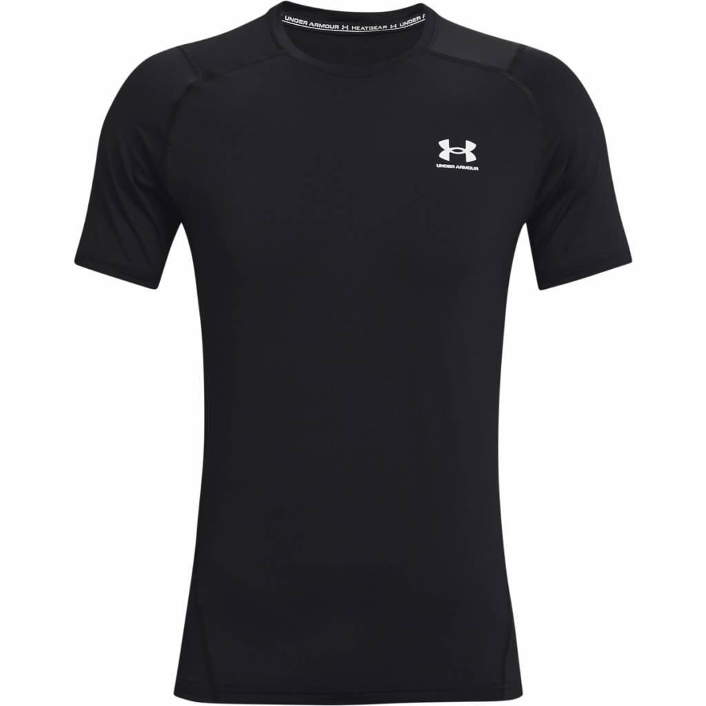 Under Armour HeatGear Fitted S heren t-shirt, zwart