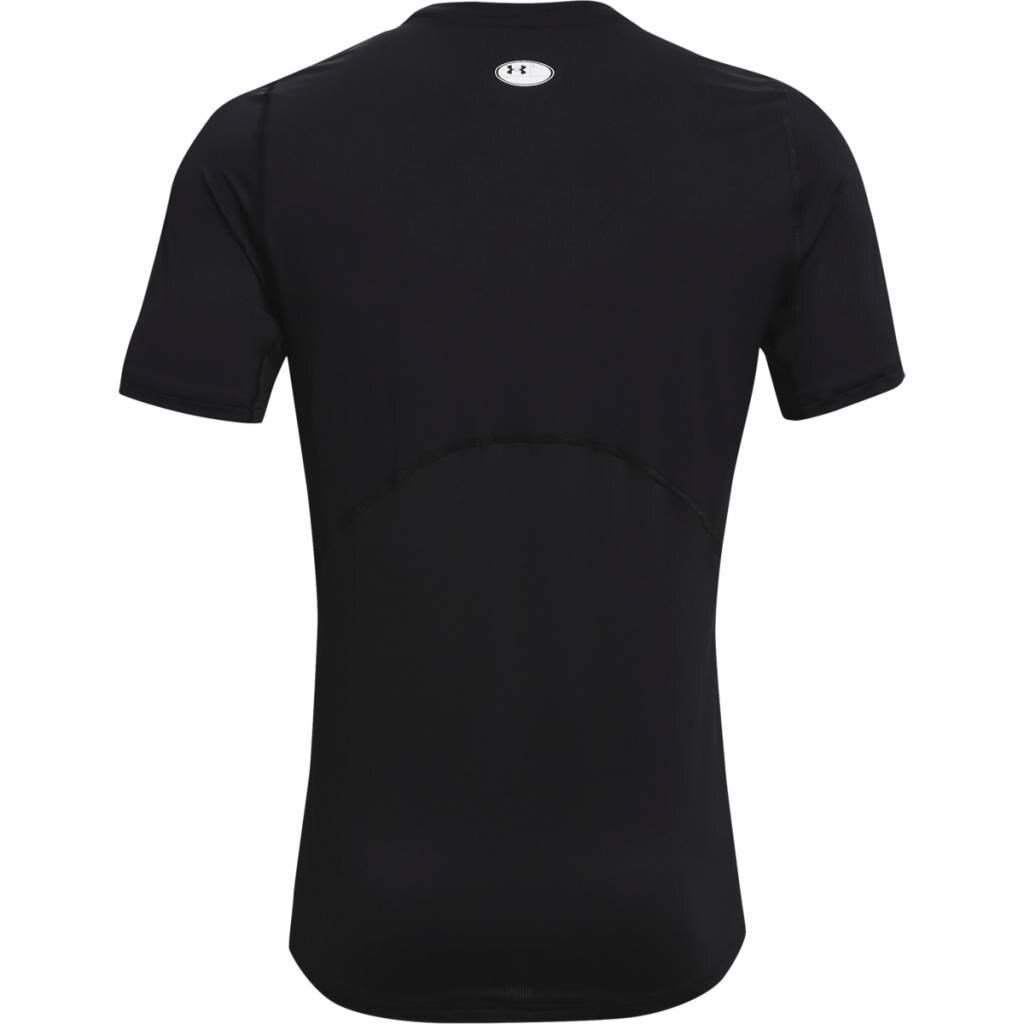 Under Armour HeatGear Fitted S heren t-shirt, zwart
