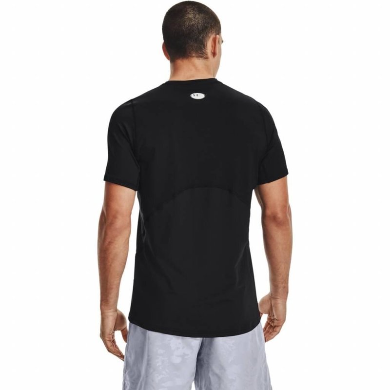 Under Armour HeatGear Fitted S heren t-shirt, zwart