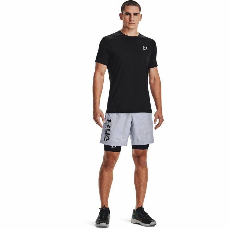 Under Armour HeatGear Fitted S heren t-shirt, zwart