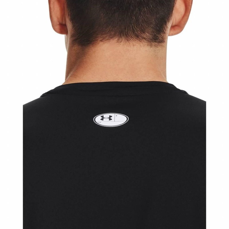 Under Armour HeatGear Fitted S heren t-shirt, zwart