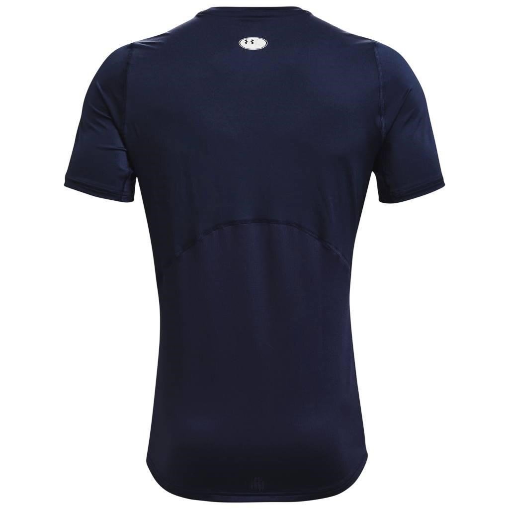 Under Armour HG Fitted SS heren t-shirt, midnight navy
