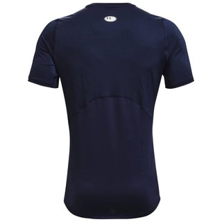 Under Armour HG Fitted SS heren t-shirt, midnight navy