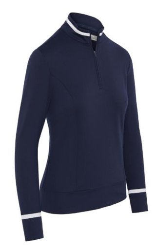 Callaway Thermal Long Sleeve Colourblock dames top, peacoat