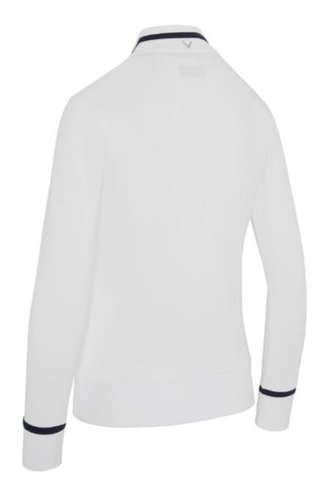Callaway Thermal Long Sleeve Colourblock dames top, brilliant white