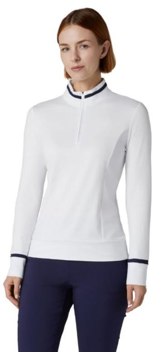 Callaway Thermal Long Sleeve Colourblock dames top, brilliant white