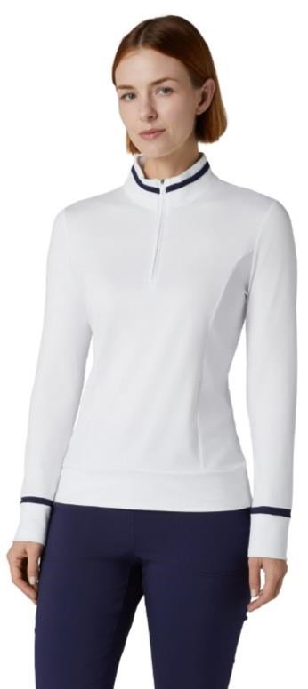 Callaway Thermal Long Sleeve Colourblock dames top, brilliant white