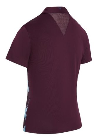 Callaway Stemmed Floral dames polo, potent purple