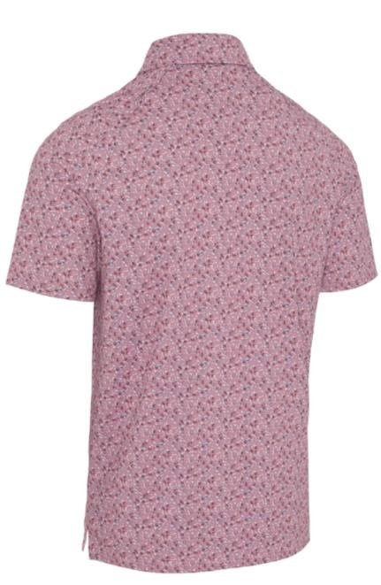 Callaway Novelty Confetti Print heren polo, mesa rose