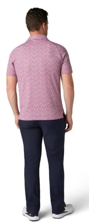 Callaway Novelty Confetti Print heren polo, mesa rose