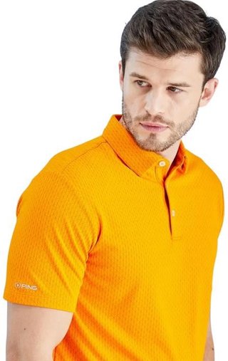 PING Hershel heren polo, sunburst multi