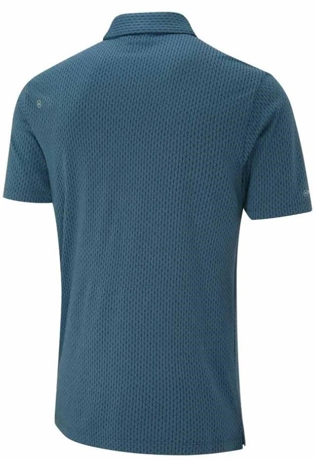 PING Hershel heren polo, blue fusion multi
