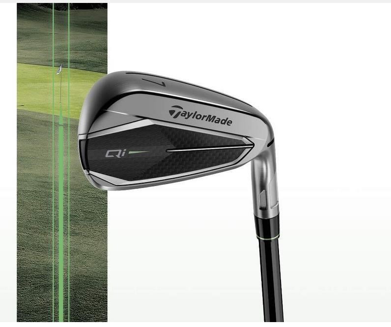 TaylorMade Qi Gunmetal Edition heren ijzers, staal