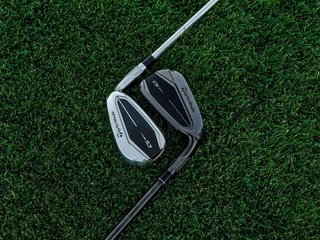 TaylorMade Qi Gunmetal Edition heren ijzers, staal