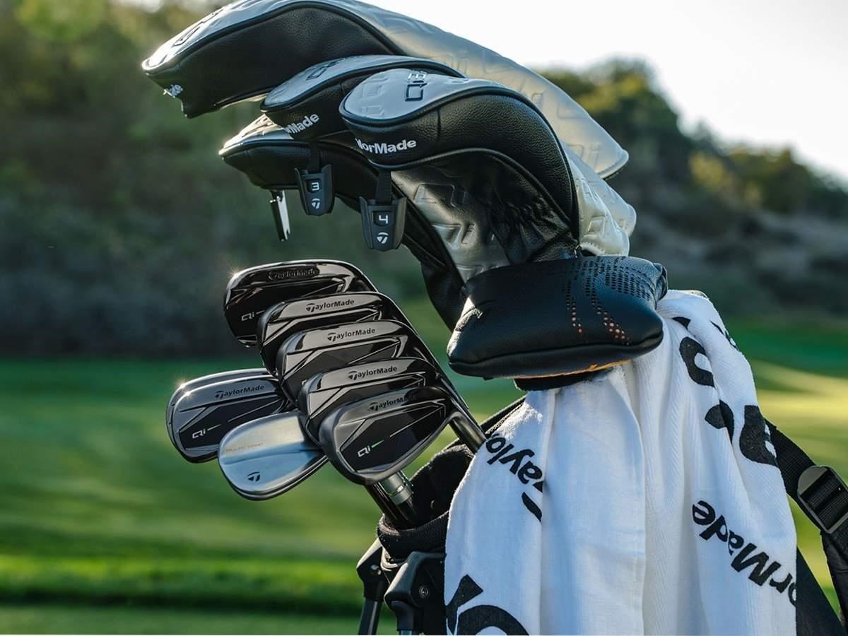 TaylorMade Qi Gunmetal Edition heren ijzers, staal