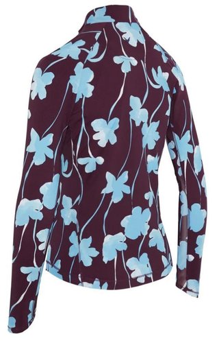 Callaway Stemmed Floral Sun Protection dames top, potent purple