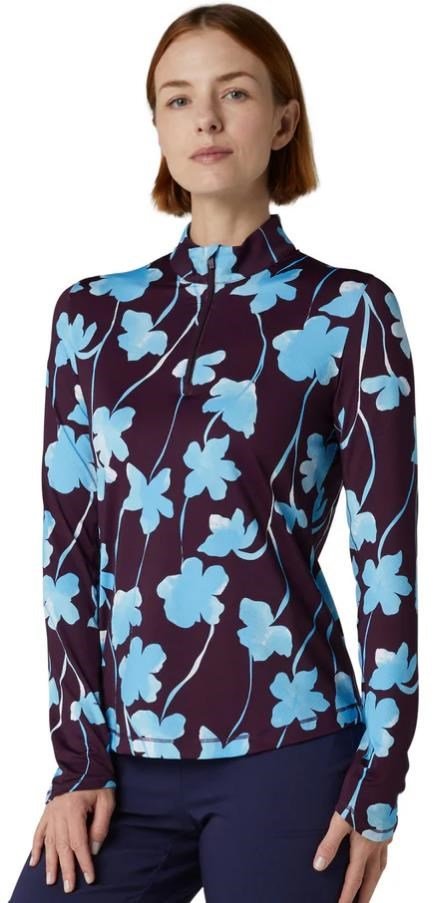 Callaway Stemmed Floral Sun Protection dames top, potent purple