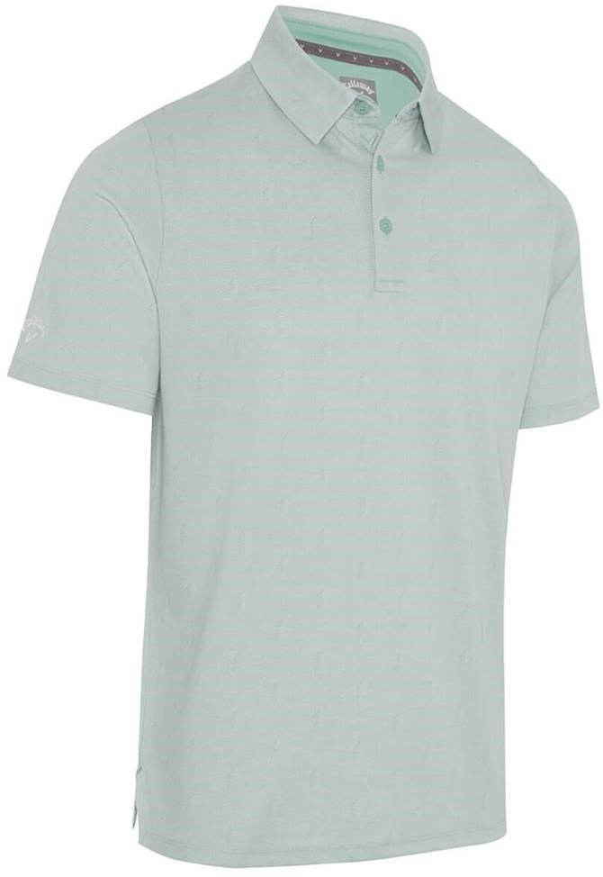 Callaway Chev Twill Jacquard heren polo, aquifer