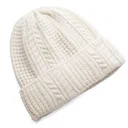 Under Armour Halftime Cable Knit dames beanie, stone/khaki base